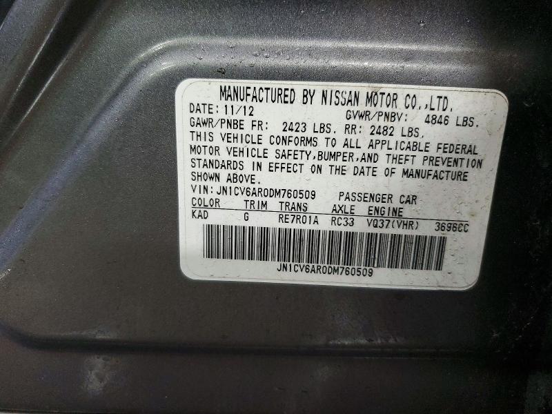 2013 Infiniti G37 Sedan x