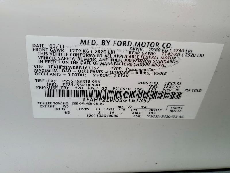 2011 Ford Taurus sel