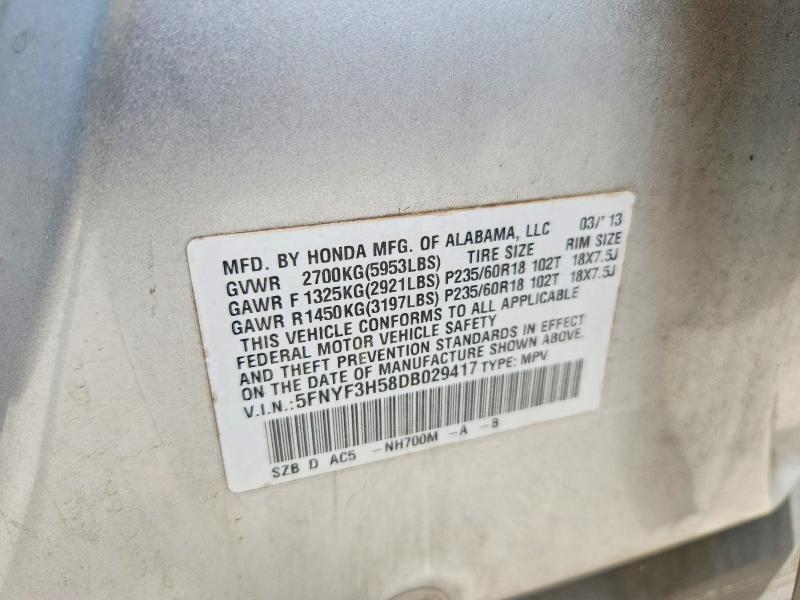 2013 Honda Pilot exl