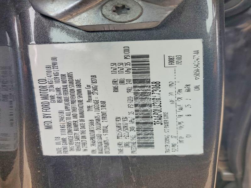 2018 Ford Fusion se Hybrid