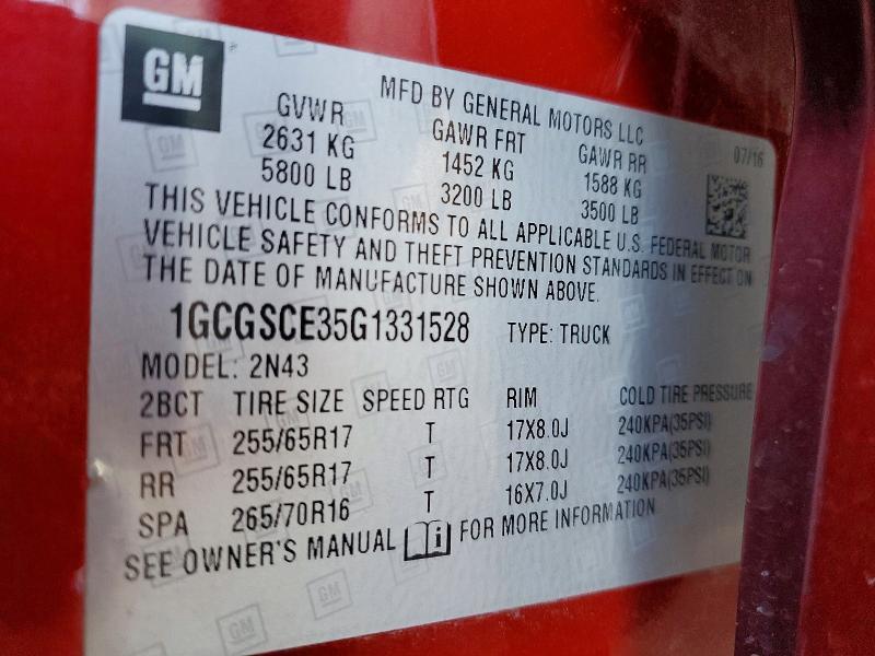 2016 Chevrolet Colorado LT