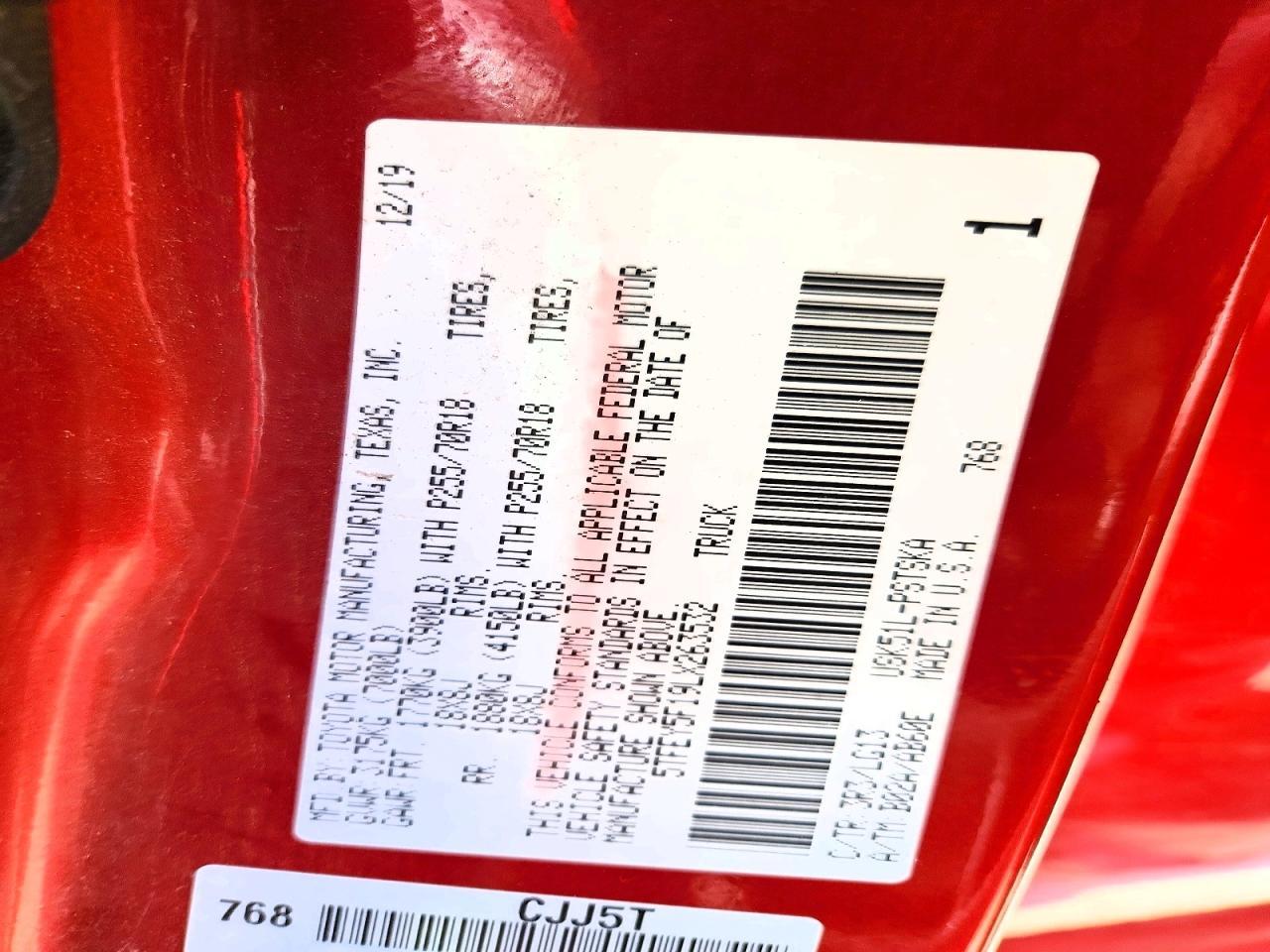 2020 Toyota Tundra SR5