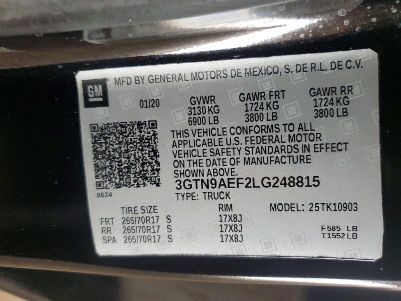 2020 GMC Sierra K1500