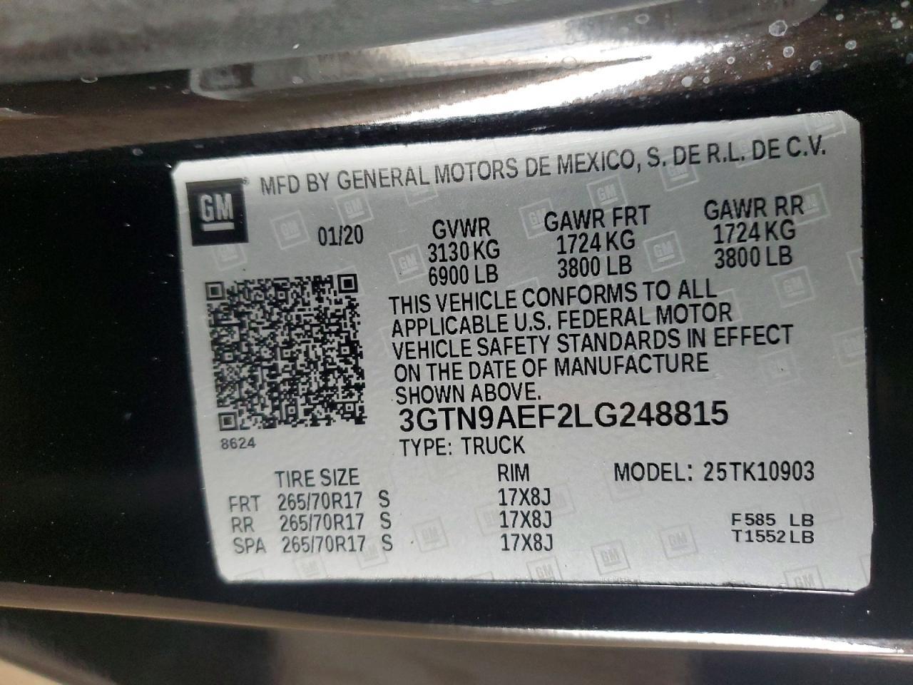 2020 GMC Sierra K1500