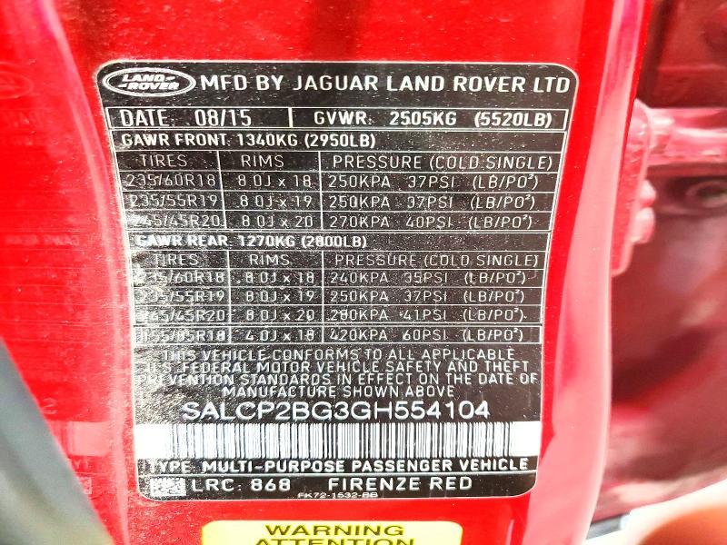 2016 Land Rover Discovery Sport se