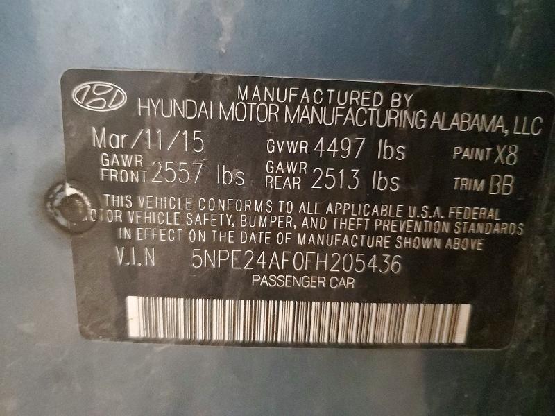 2015 Hyundai Sonata se