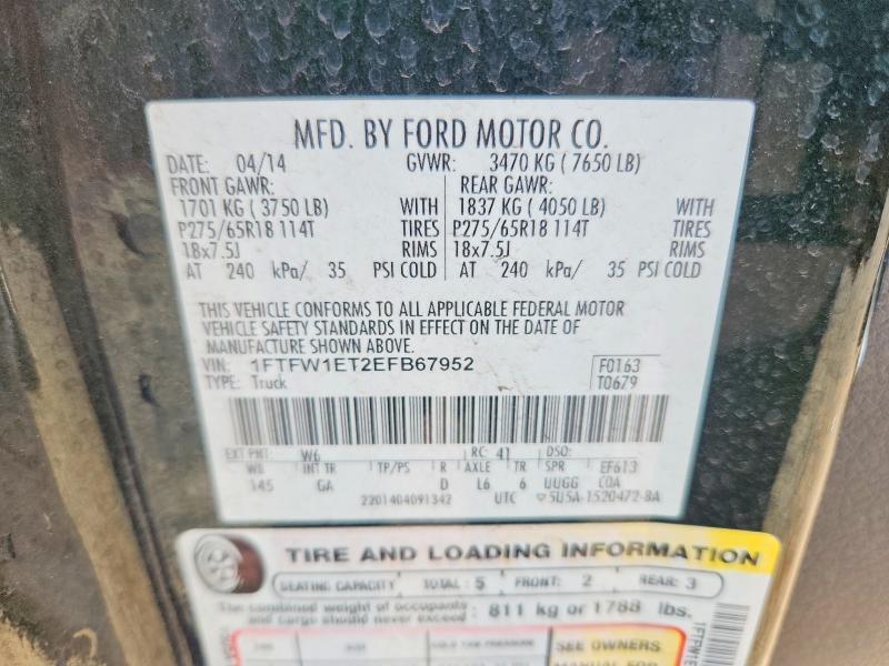 2014 Ford F150 Supercrew