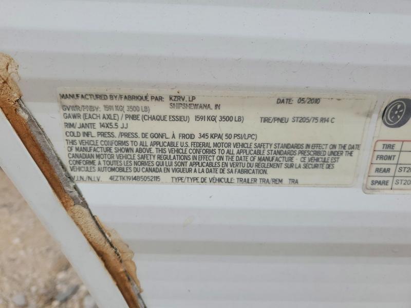 2011 KZ 2011 KZ-RV Sportsmen Camper