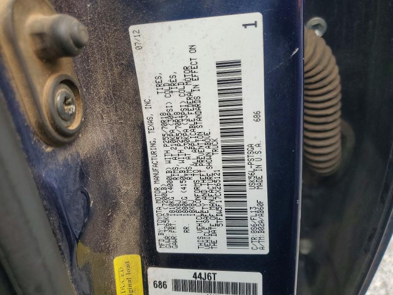 2012 Toyota Tundra Crewmax SR5