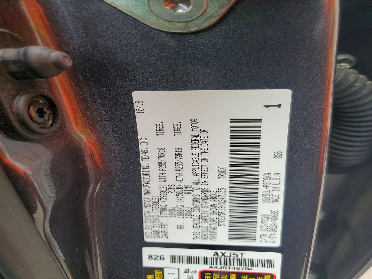 2019 Toyota Tundra Crewmax SR5