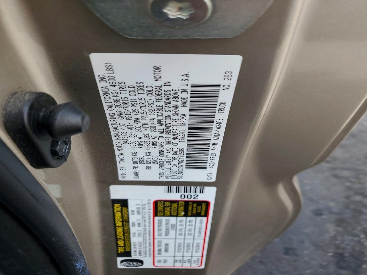 2008 Toyota Tacoma Base