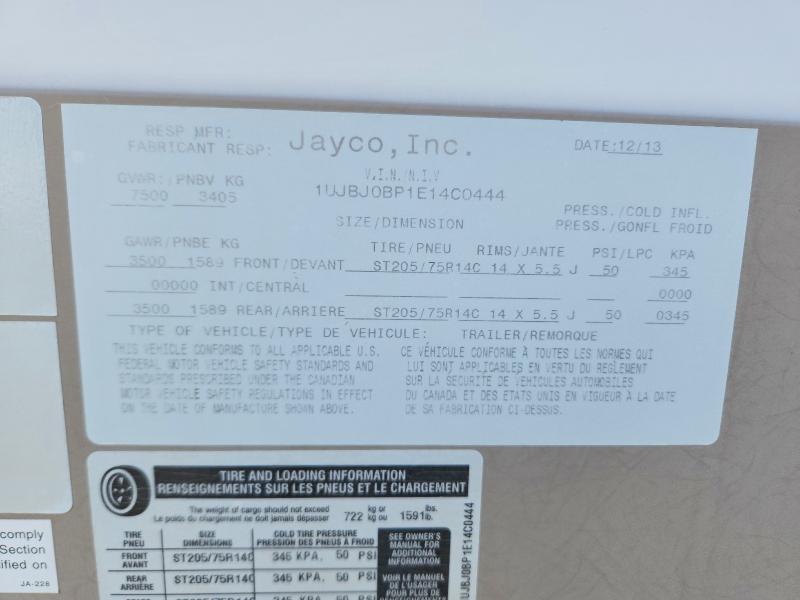 2014 Jayco Whitehawk 28 Dsbh