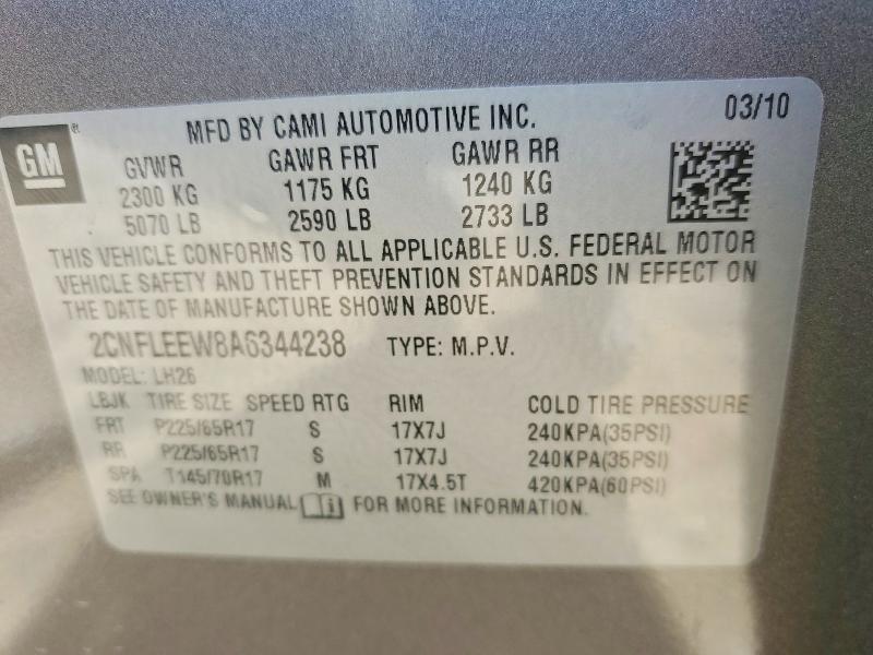 2010 Chevrolet Equinox lt