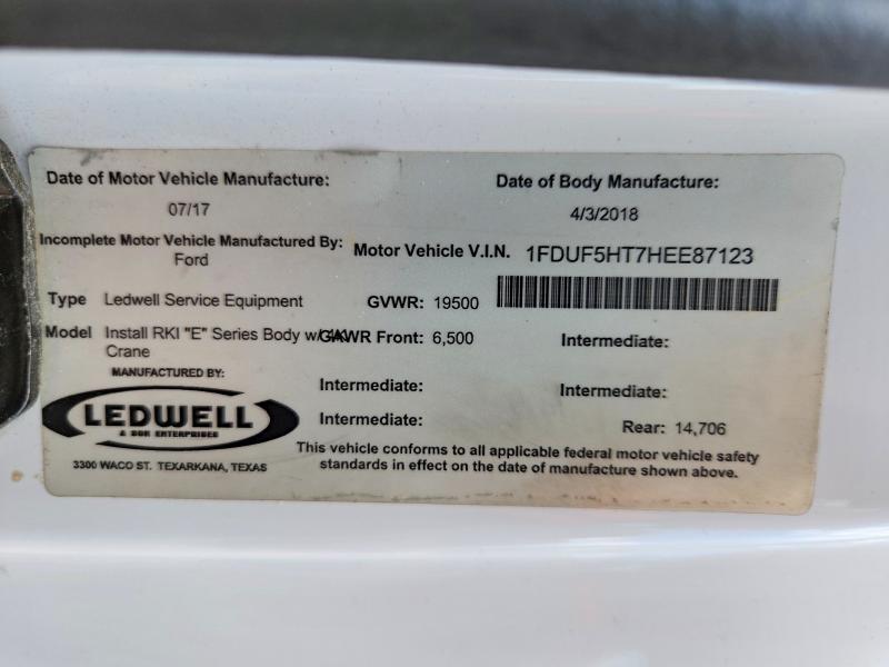 2017 Ford F550 Super Duty
