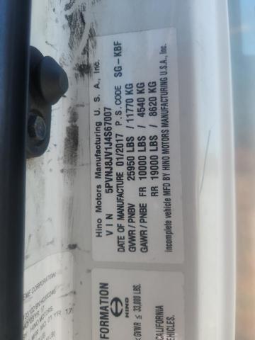 2018 Hino 258/268 box Truck