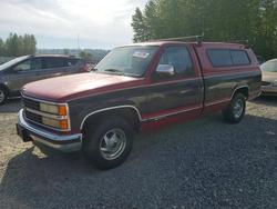 Salvage trucks for sale at Arlington, WA auction: 1990 Chevrolet GMT-400 C1500