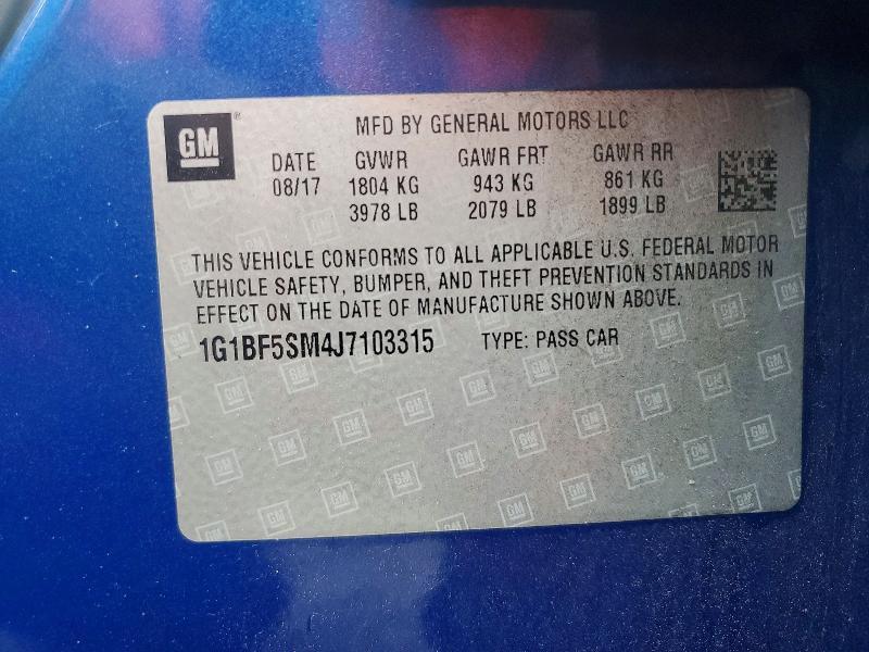 2018 Chevrolet Cruze Premier