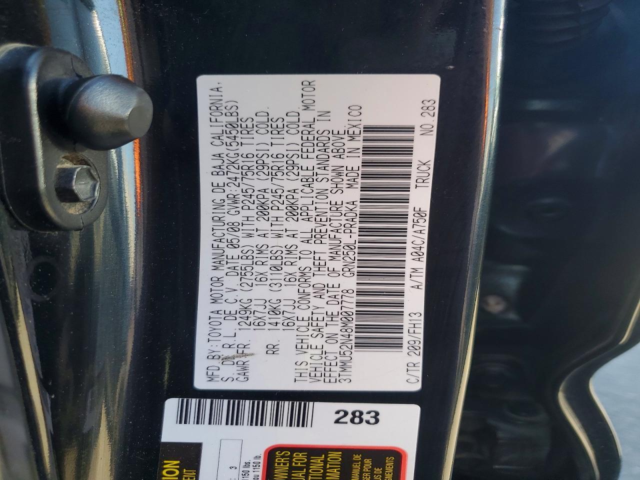 2008 Toyota Tacoma V6