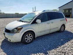Nissan salvage cars for sale: 2008 Nissan Quest 3.5
