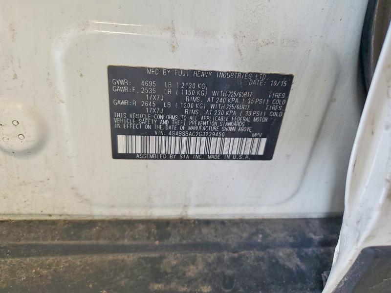 2016 Subaru Outback 2.5i