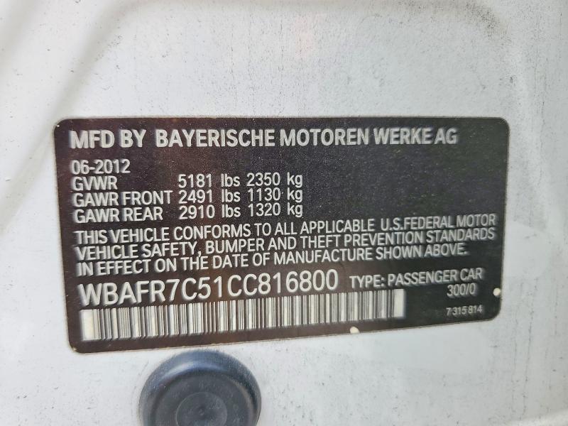 2012 BMW 535 i