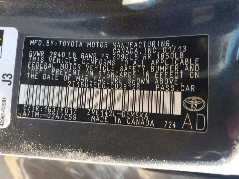 2013 Toyota Corolla s