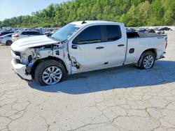 Salvage trucks for sale at Hurricane, WV auction: 2022 Chevrolet Silverado LTD K1500 Custom