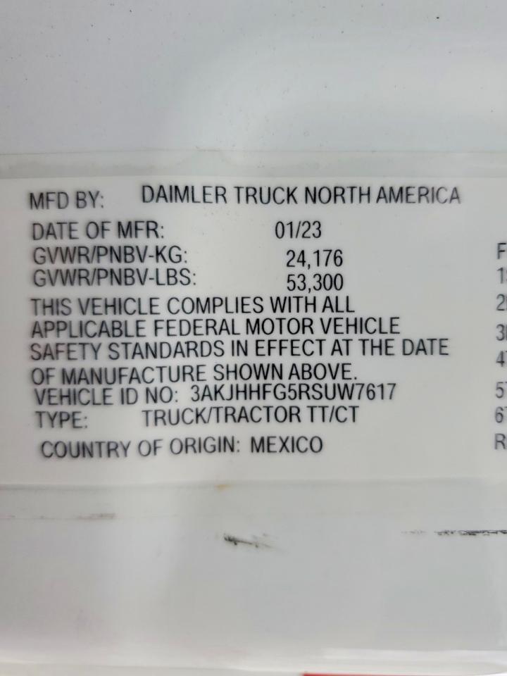 2024 Freigliner 2024 Freightliner Cascadia 126 Semi Truck