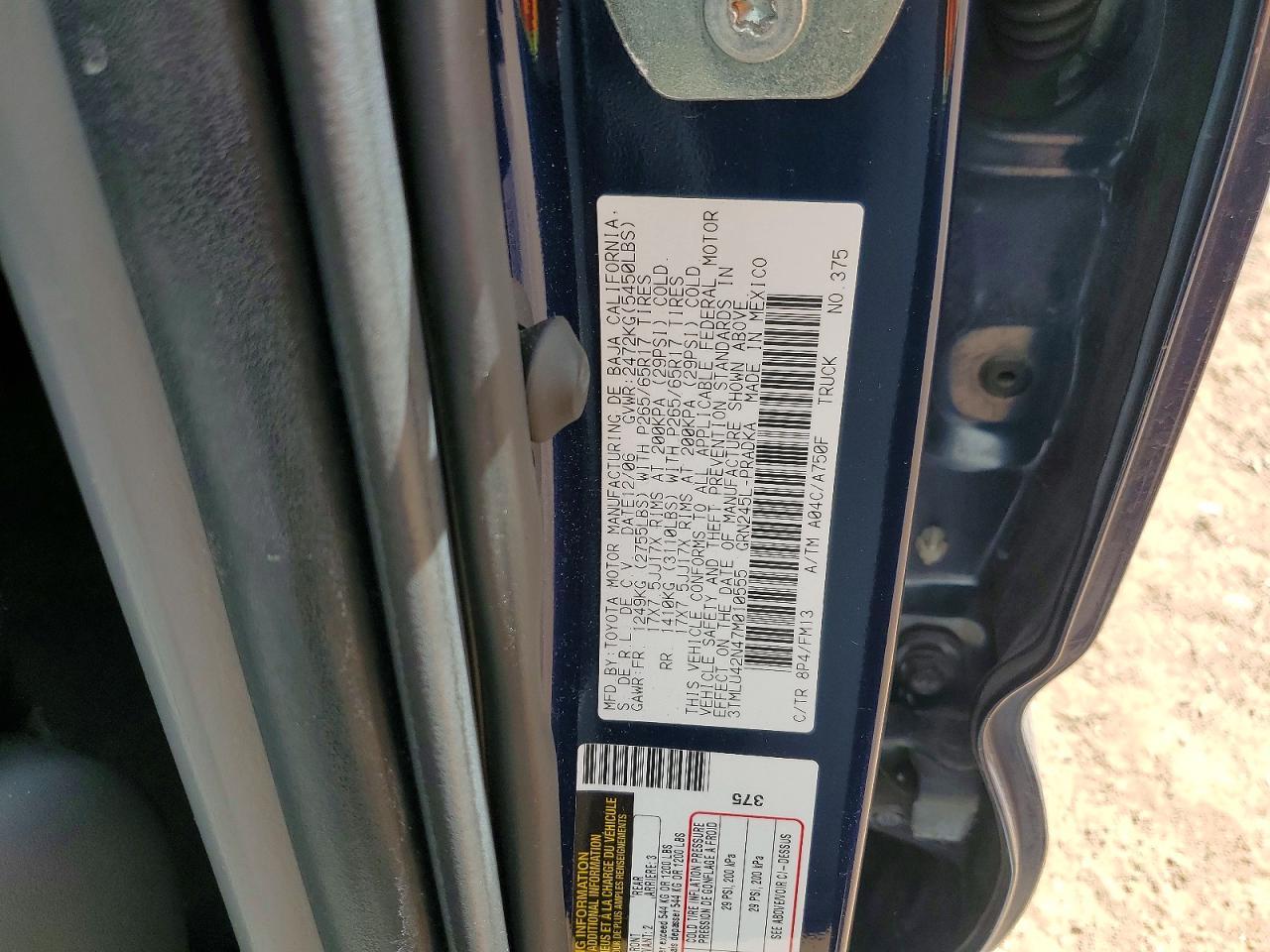 2007 Toyota Tacoma V6