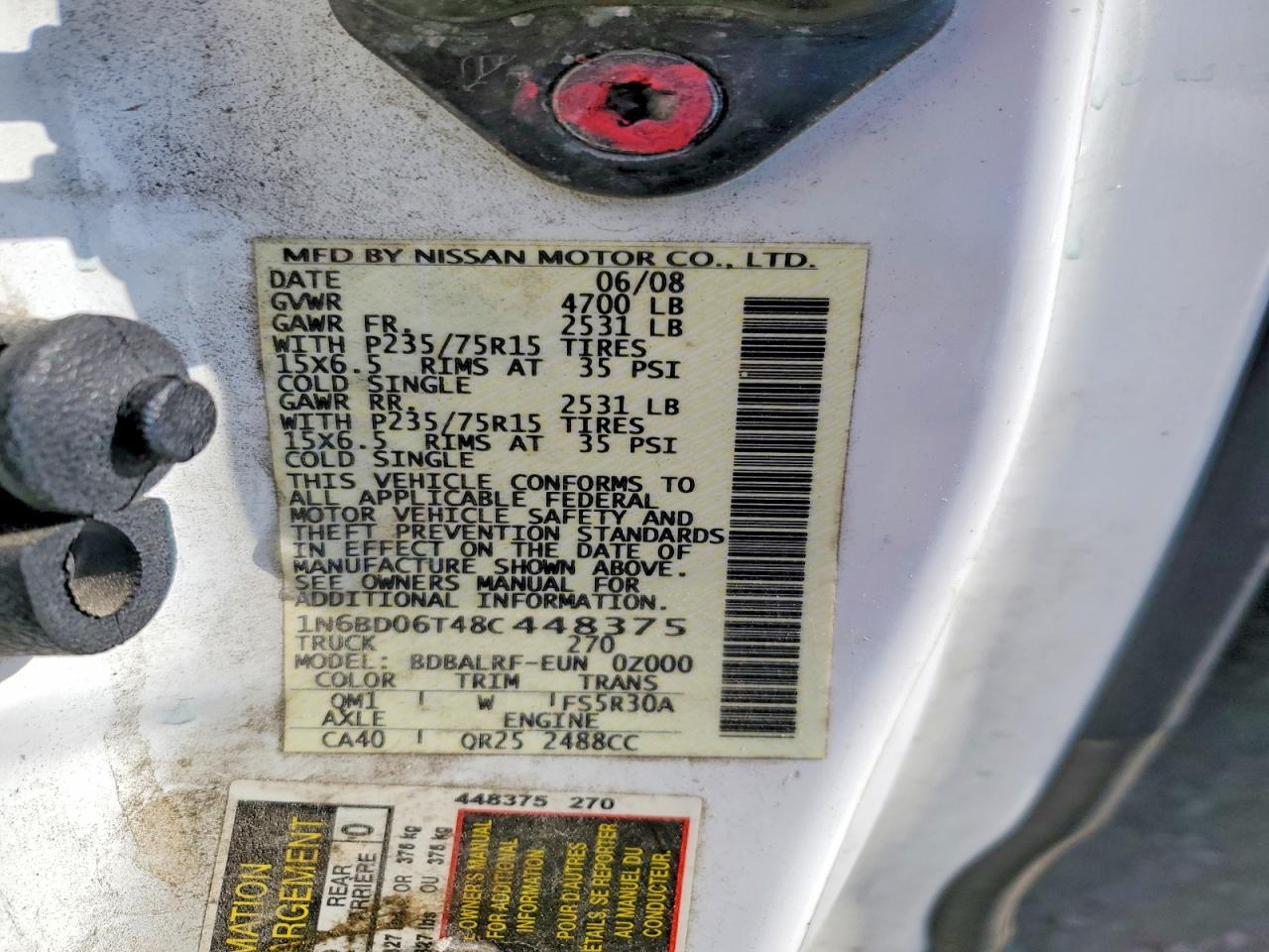 2008 Nissan Frontier XE