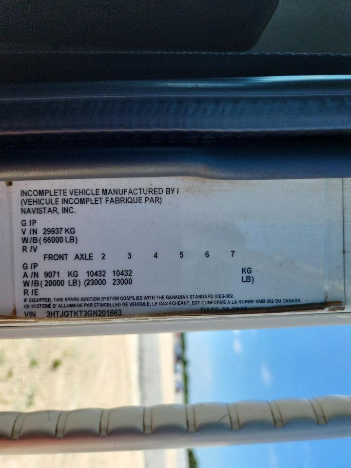 2016 Caterpillar CT660 Dump Truck