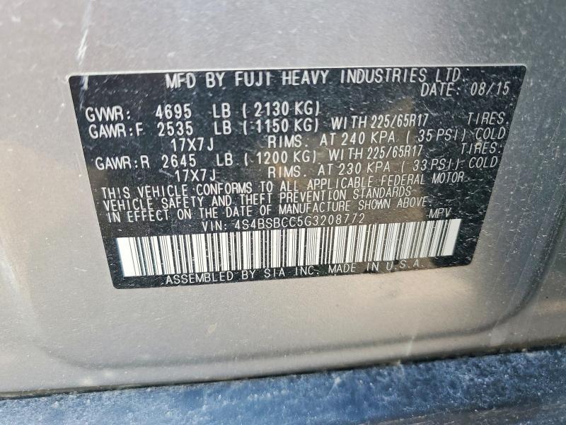 2016 Subaru Outback 2.5i Premium