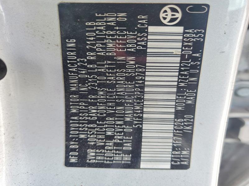 2023 Toyota Corolla se