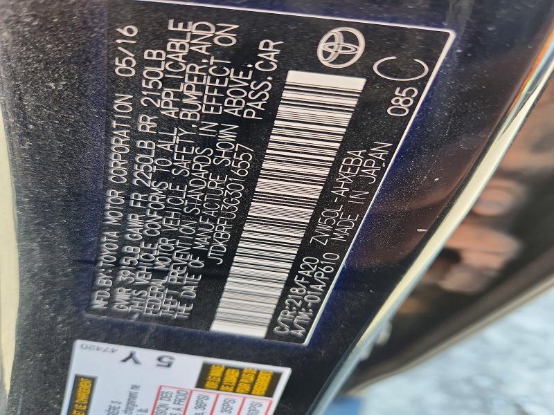 2016 Toyota Prius two