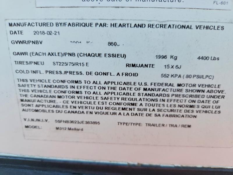 2018 Heartland Mallard Camper