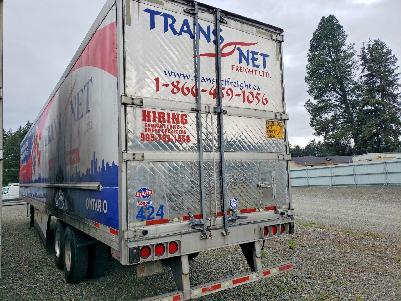 2017 Utility ITY VS2RA Refrigerated Van Trailer
