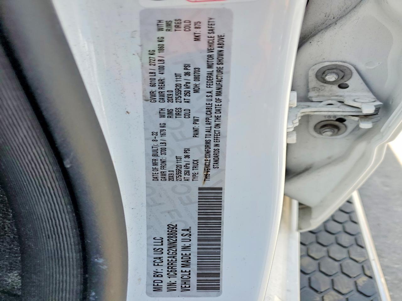 2022 Dodge RAM 1500 HFE