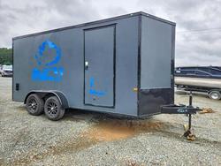 Salvage trucks for sale at Shreveport, LA auction: 2026 Rocs 2026 Rock Solid Cargo 7X16TA Enclosed Cargo Traile