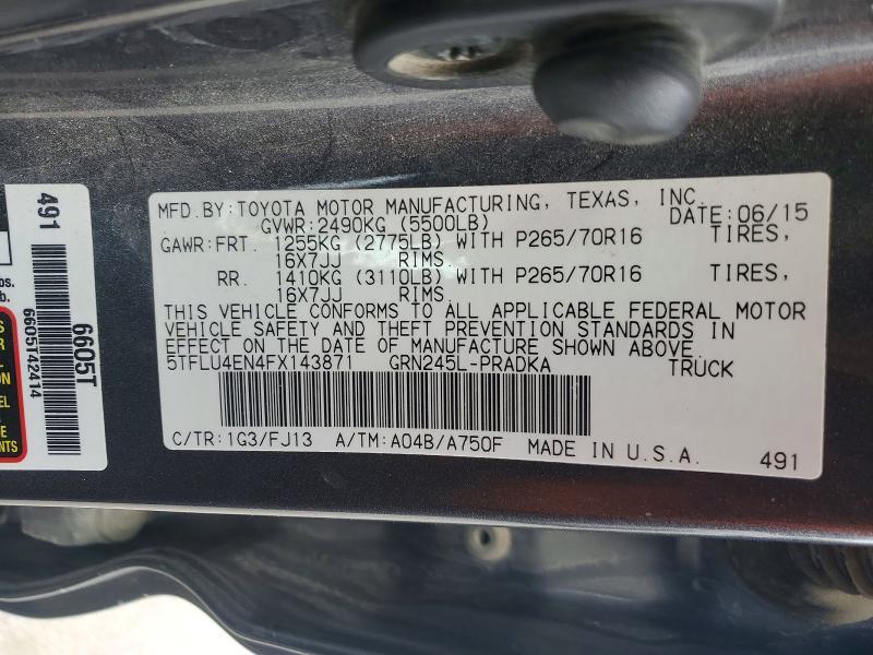 2015 Toyota Tacoma V6