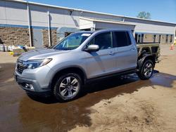 Salvage trucks for sale at New Britain, CT auction: 2019 Honda Ridgeline RTL