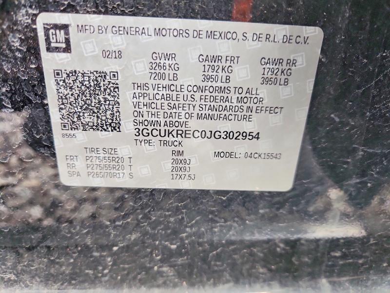 2018 Chevrolet Silverado K1500 LT