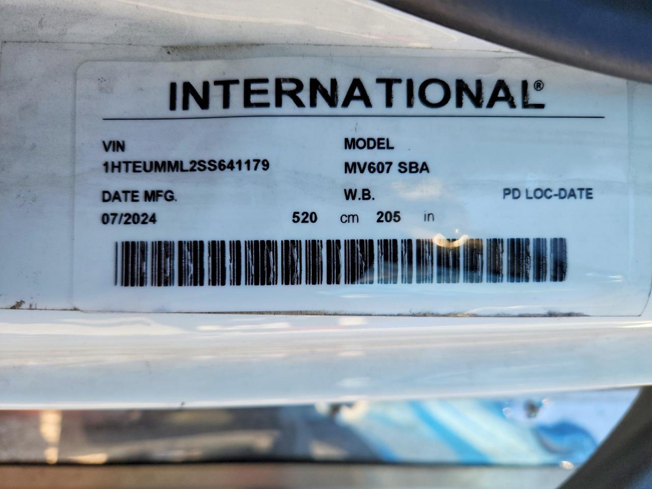 2025 International MV607 Refrigerated BOX Truck
