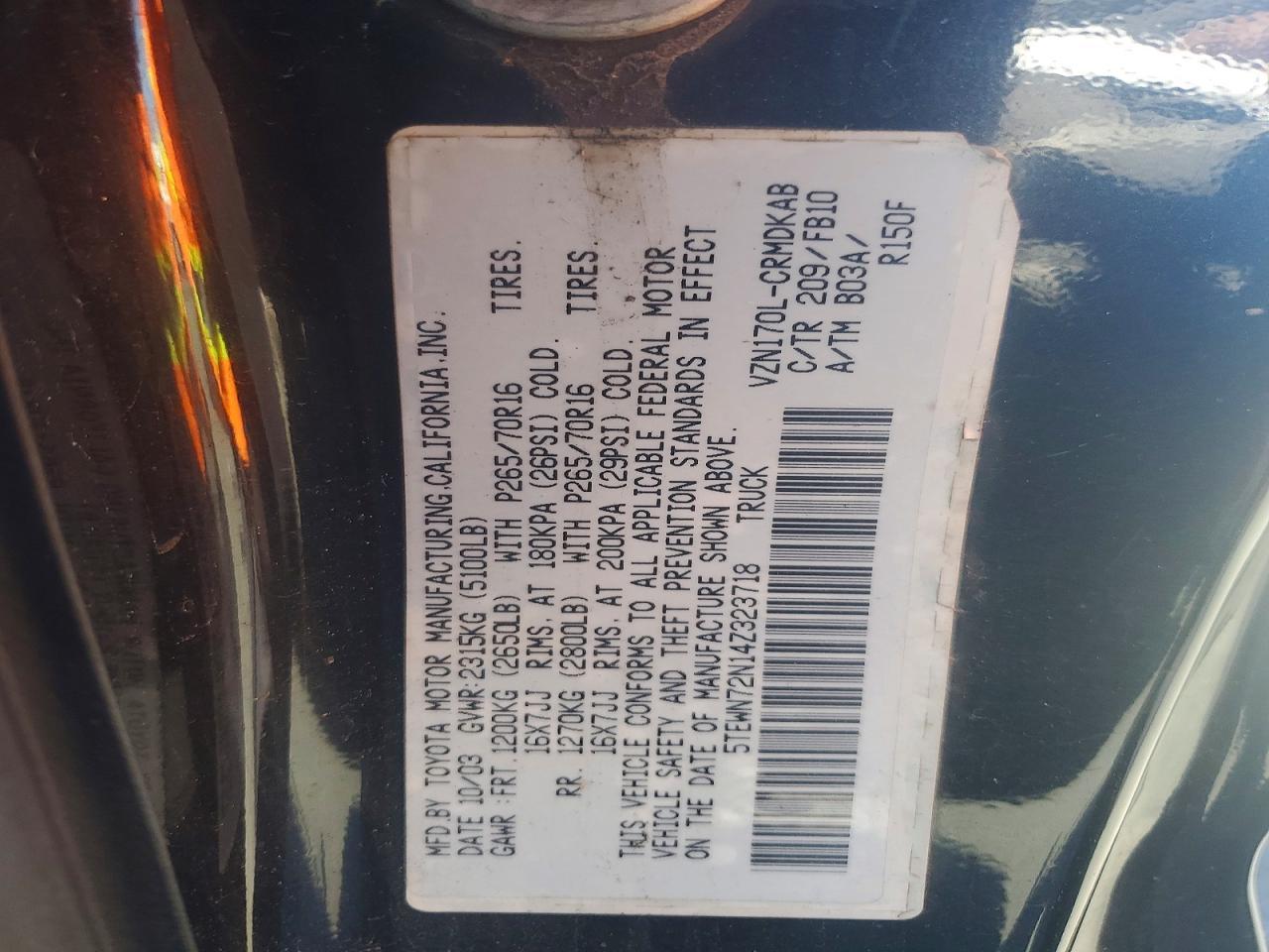 2004 Toyota Tacoma V6