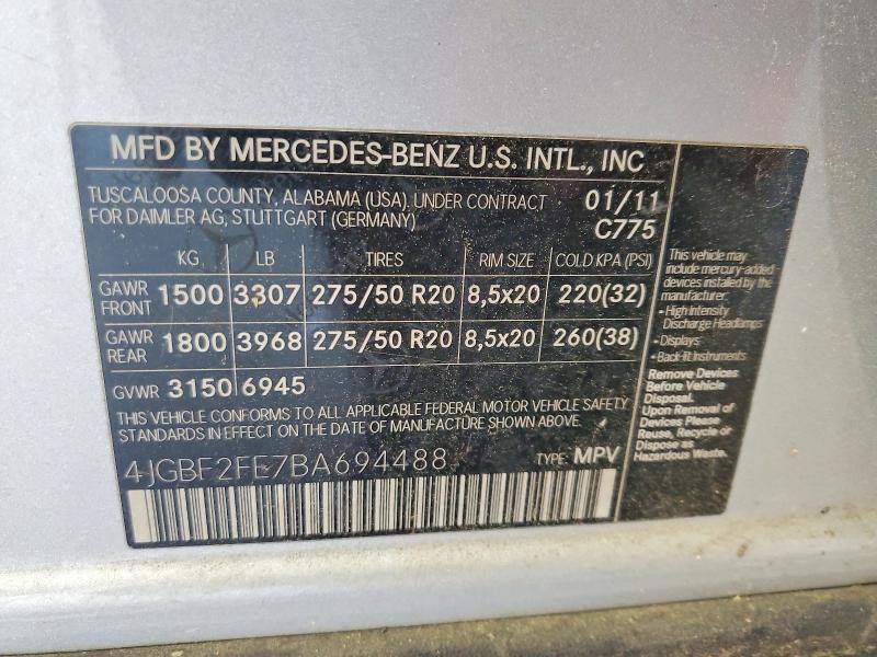 2011 Mercedes-Benz Gl 350 Bluetec