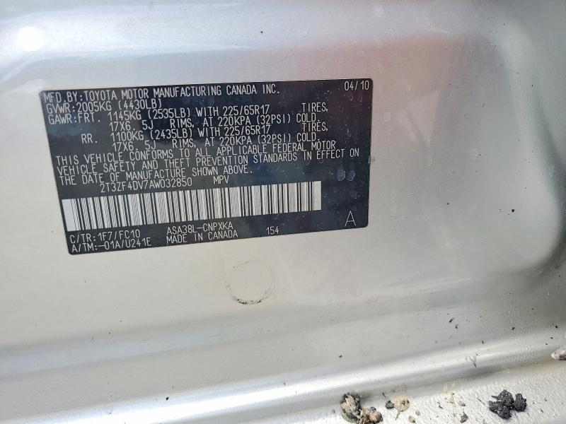 2010 Toyota Rav4 Base