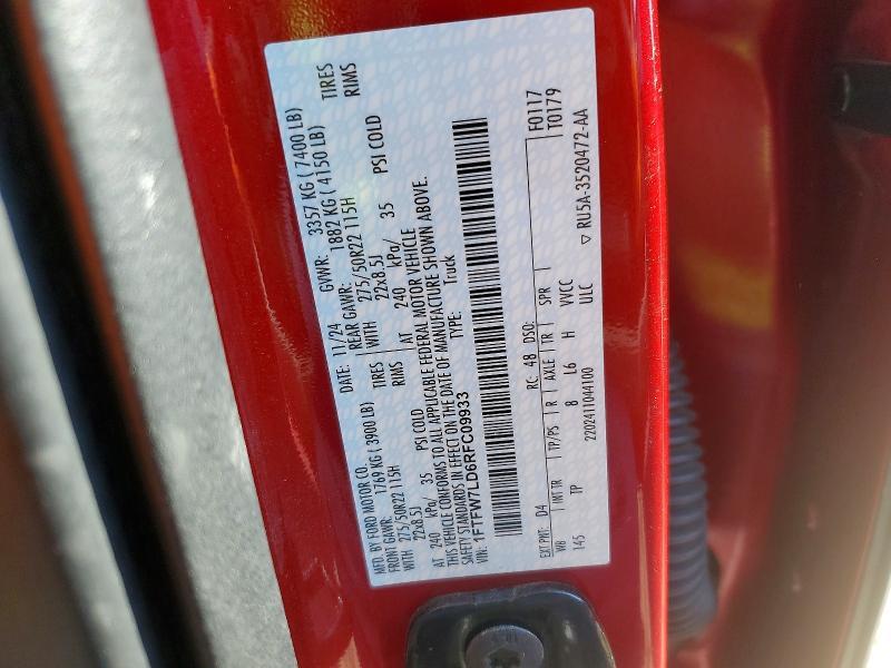 2024 Ford F150 Platinum