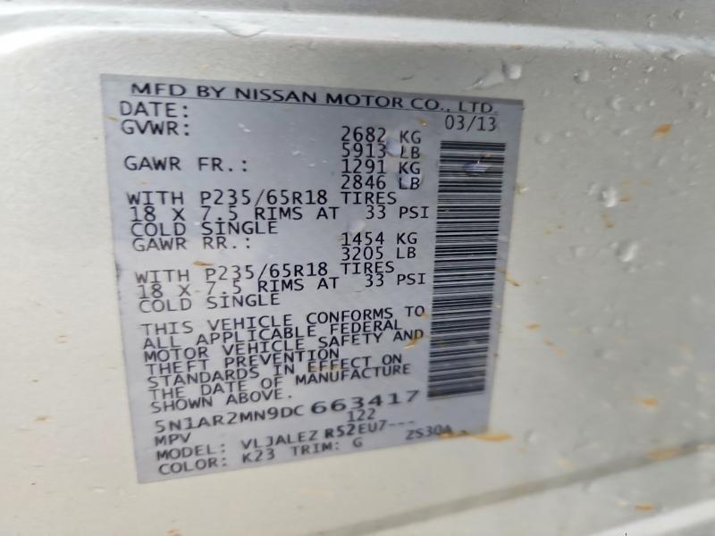 2013 Nissan Pathfinder s