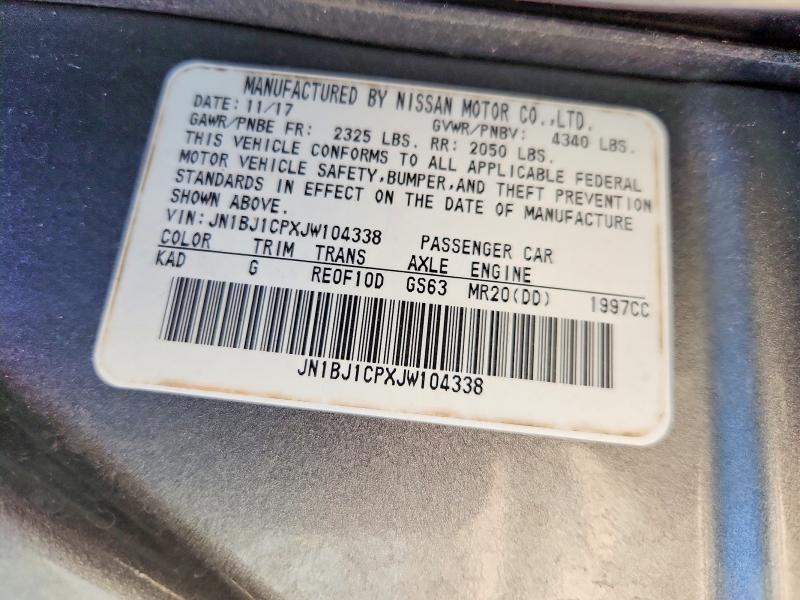 2018 Nissan Rogue Sport sv