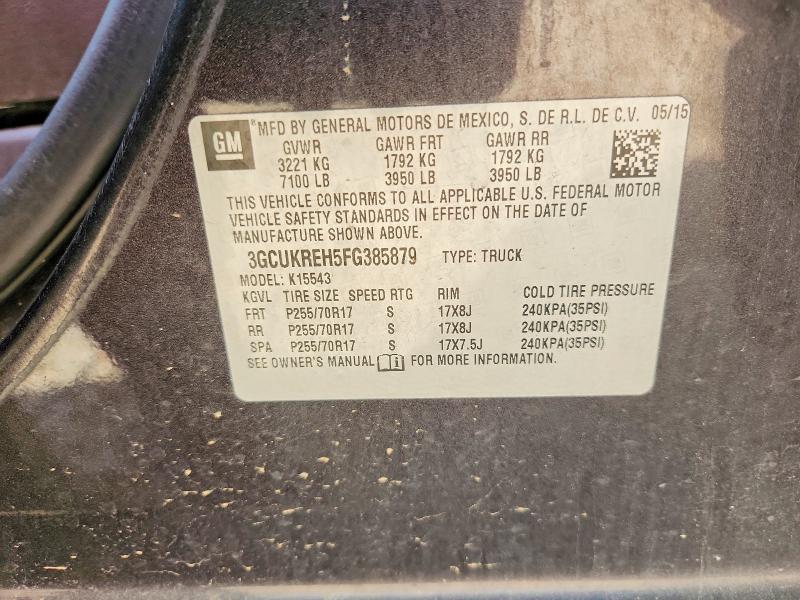 2015 Chevrolet Silverado K1500 lt