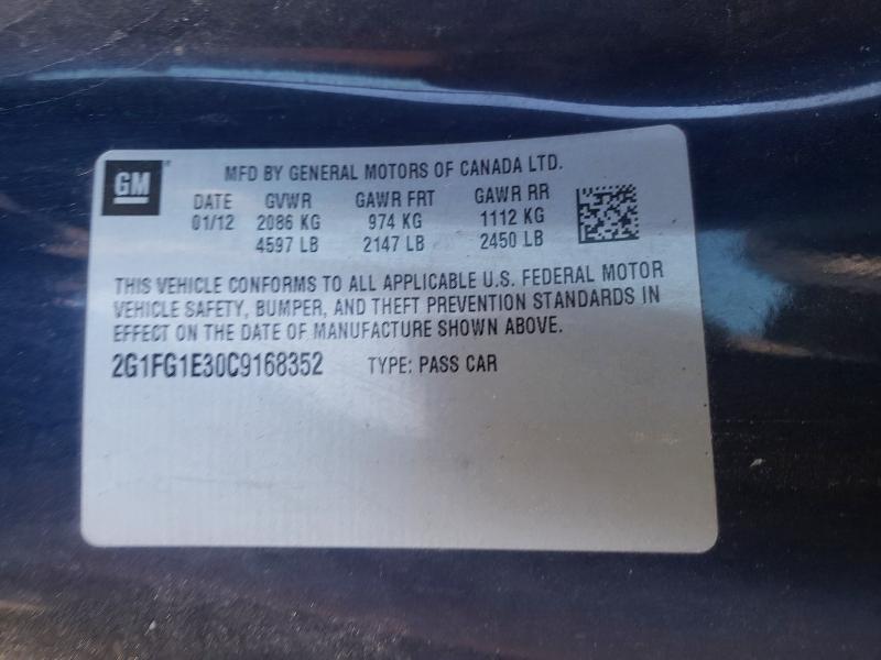 2012 Chevrolet Camaro lt